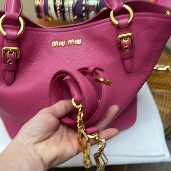 Miu Miu two way bag 💯 authentic - Picture 3 of 10